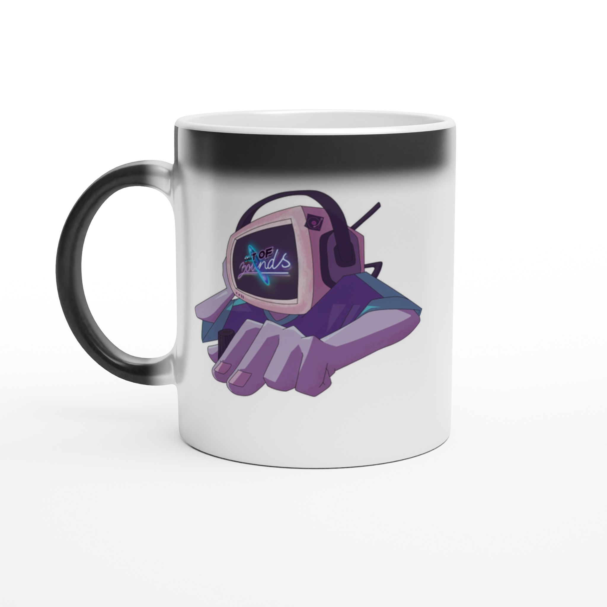 Out of Bounds Entertainment: Logo/CRT Head - Magic 11oz Ceramic Mug